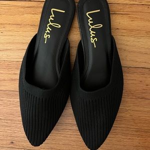 Lulus mule slides they are nwot only worn around house a couple of times